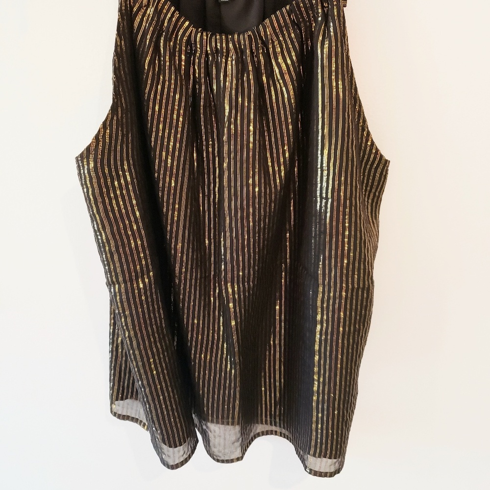 Madewell Metallic Striped Cami Top Size 00 - Picture 2 of 8